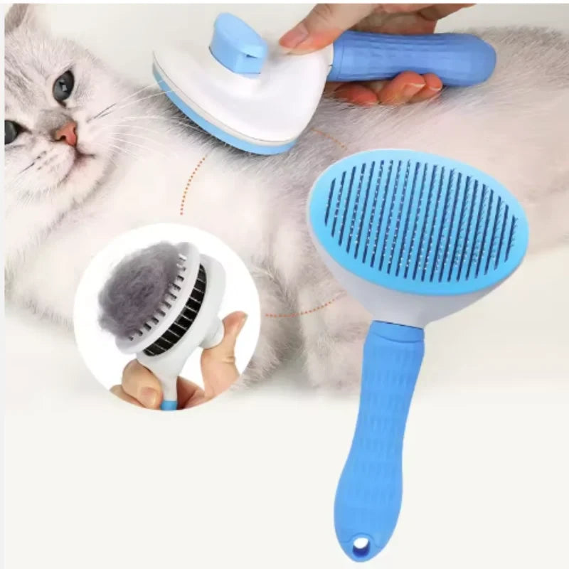 Self Cleaning Pet Grooming Brush