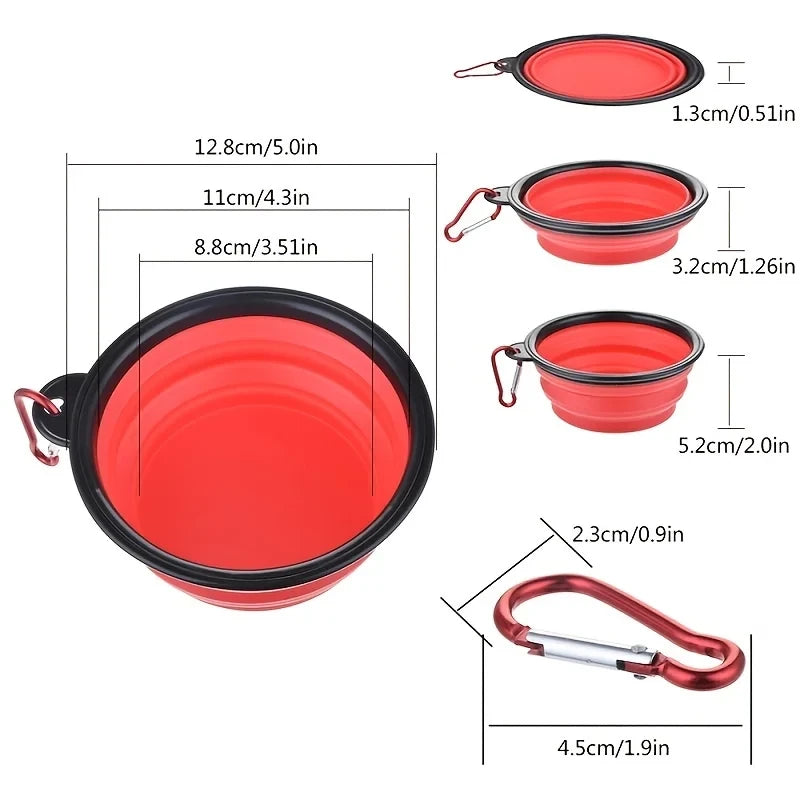 Collapsible Silicone Pet Bowl