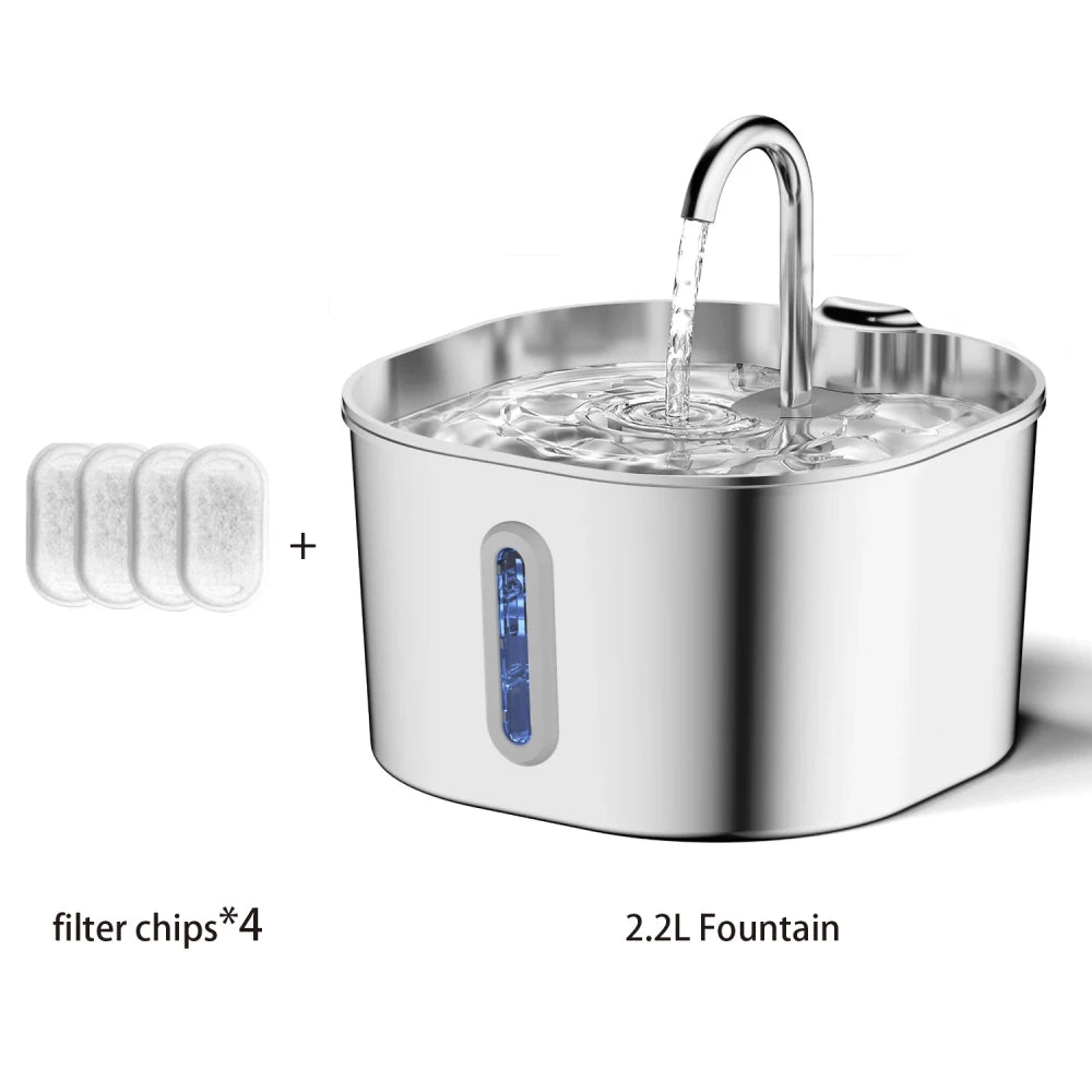 Automatic Stainless Steel Pet Fountain