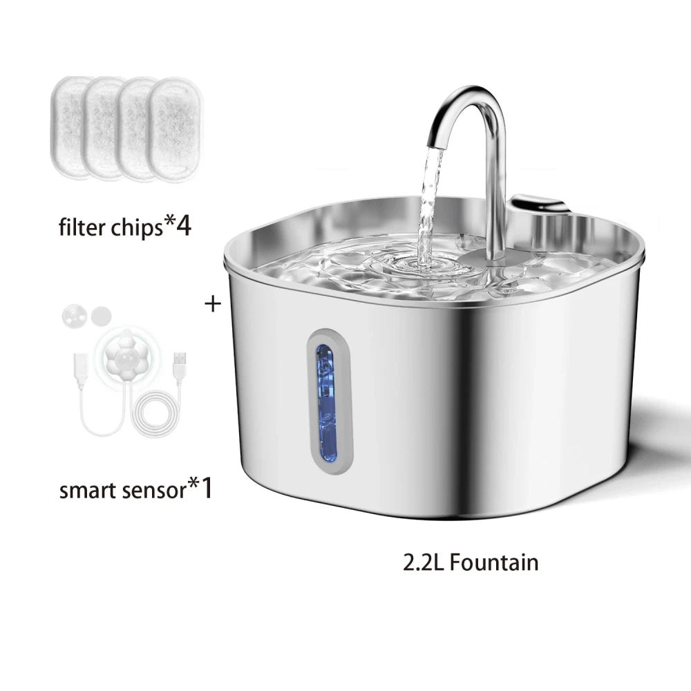 Automatic Stainless Steel Pet Fountain