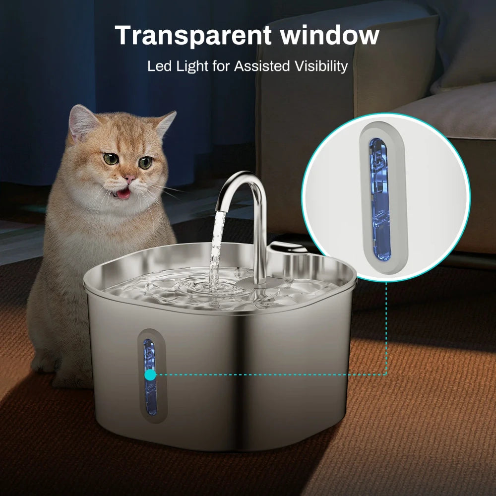 Automatic Stainless Steel Pet Fountain
