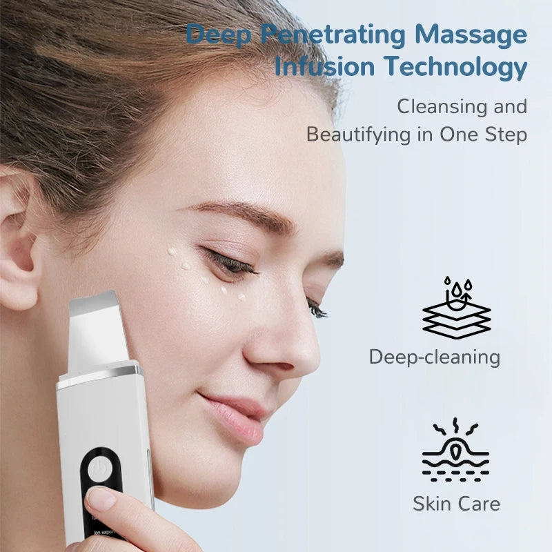 Ultrasonic Facial Cleansing Spatula